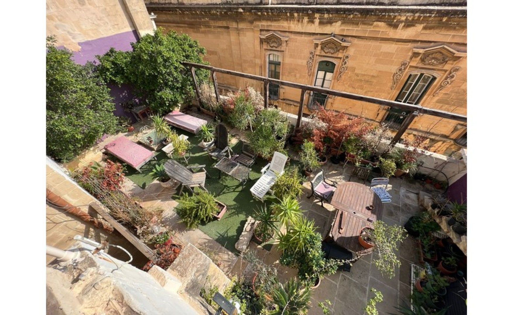 Bohemian Style Palazzo with a Roof Terrace