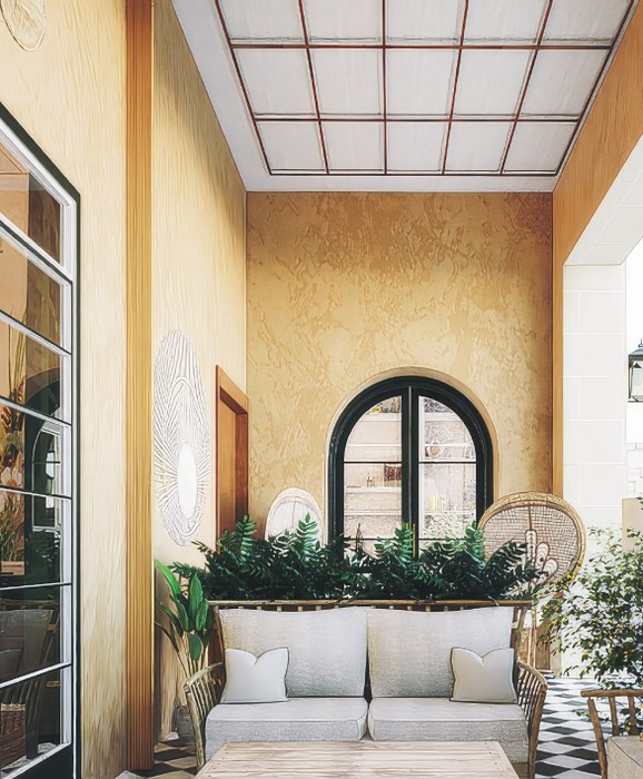 Palazzo with a Pool and Gardens