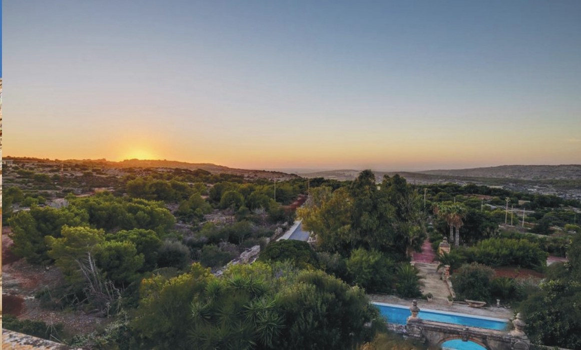 Palazzo with a Pool and Gardens