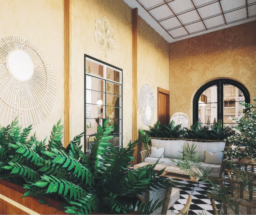 Palazzo with a Pool and Gardens