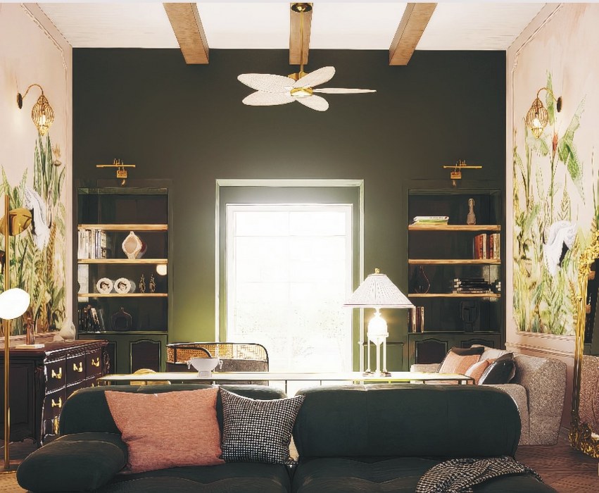 Palazzo with a Pool and Gardens