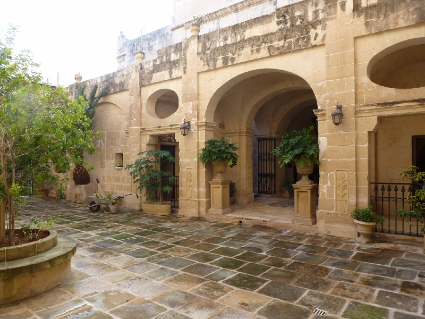 Palazzo with a Pool and Gardens