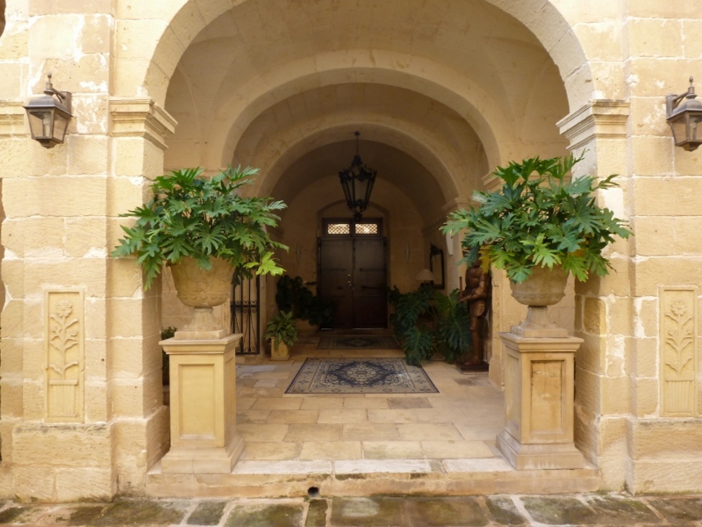 Palazzo with a Pool and Gardens