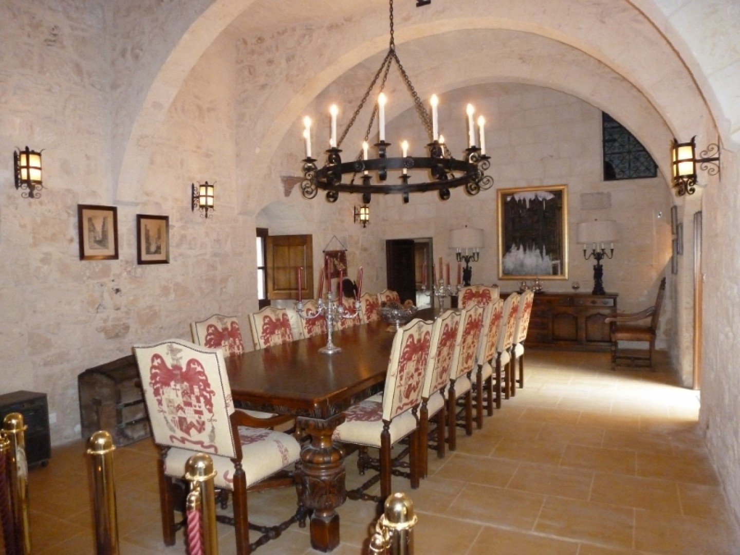 Palazzo with a Pool and Gardens