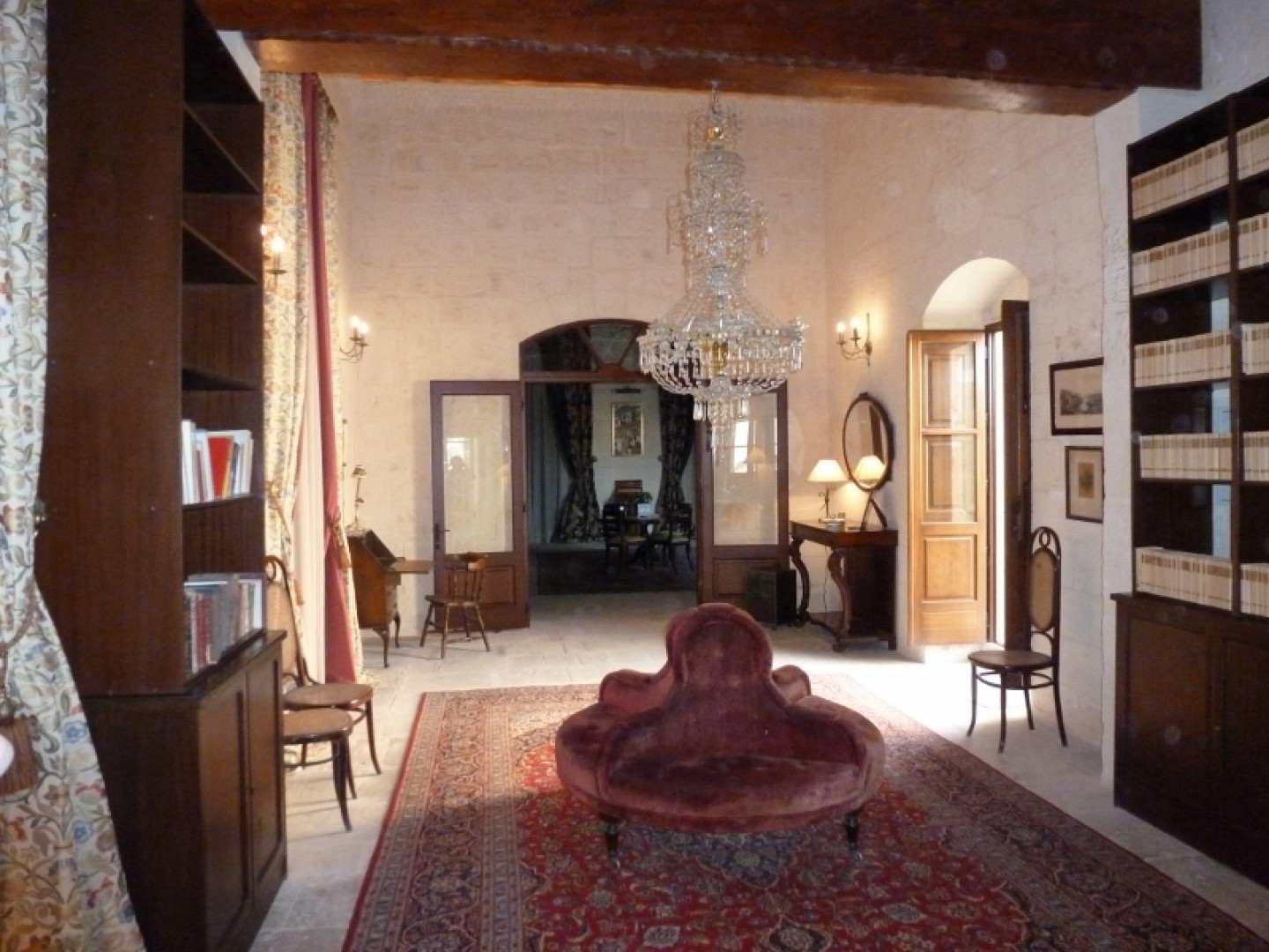 Palazzo with a Pool and Gardens