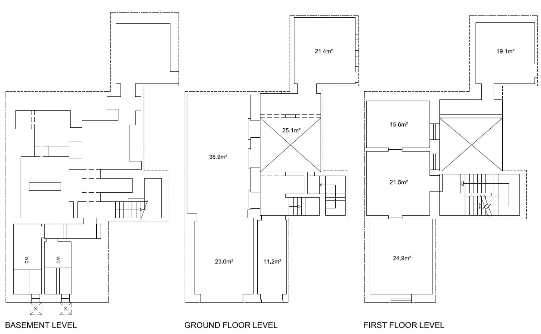 Palazzo with an area of 1300 sqm
