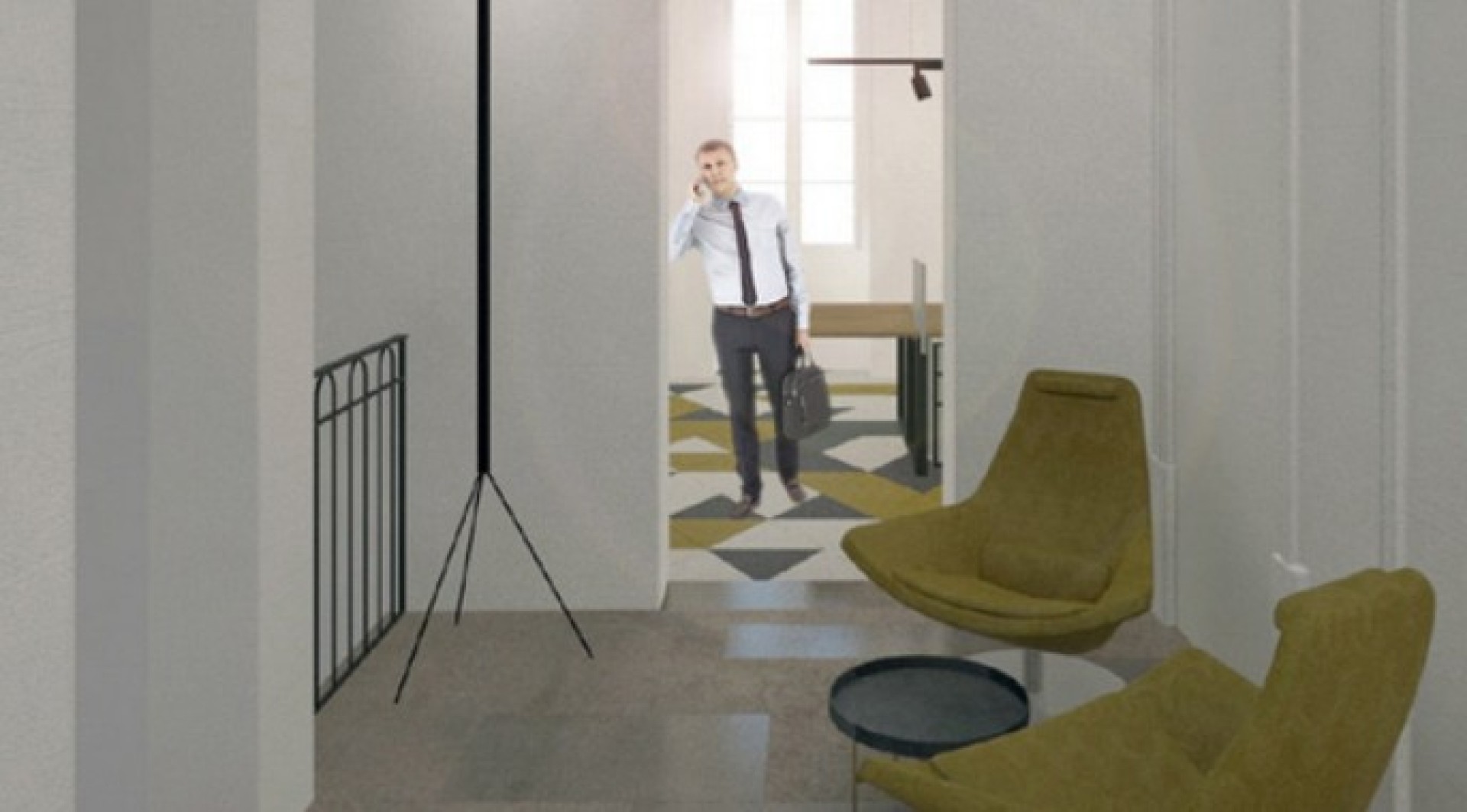 Modern Palazzo with a Roof Terrace