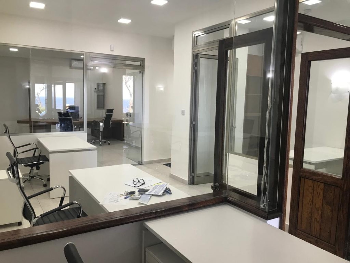 Office with Sea Views