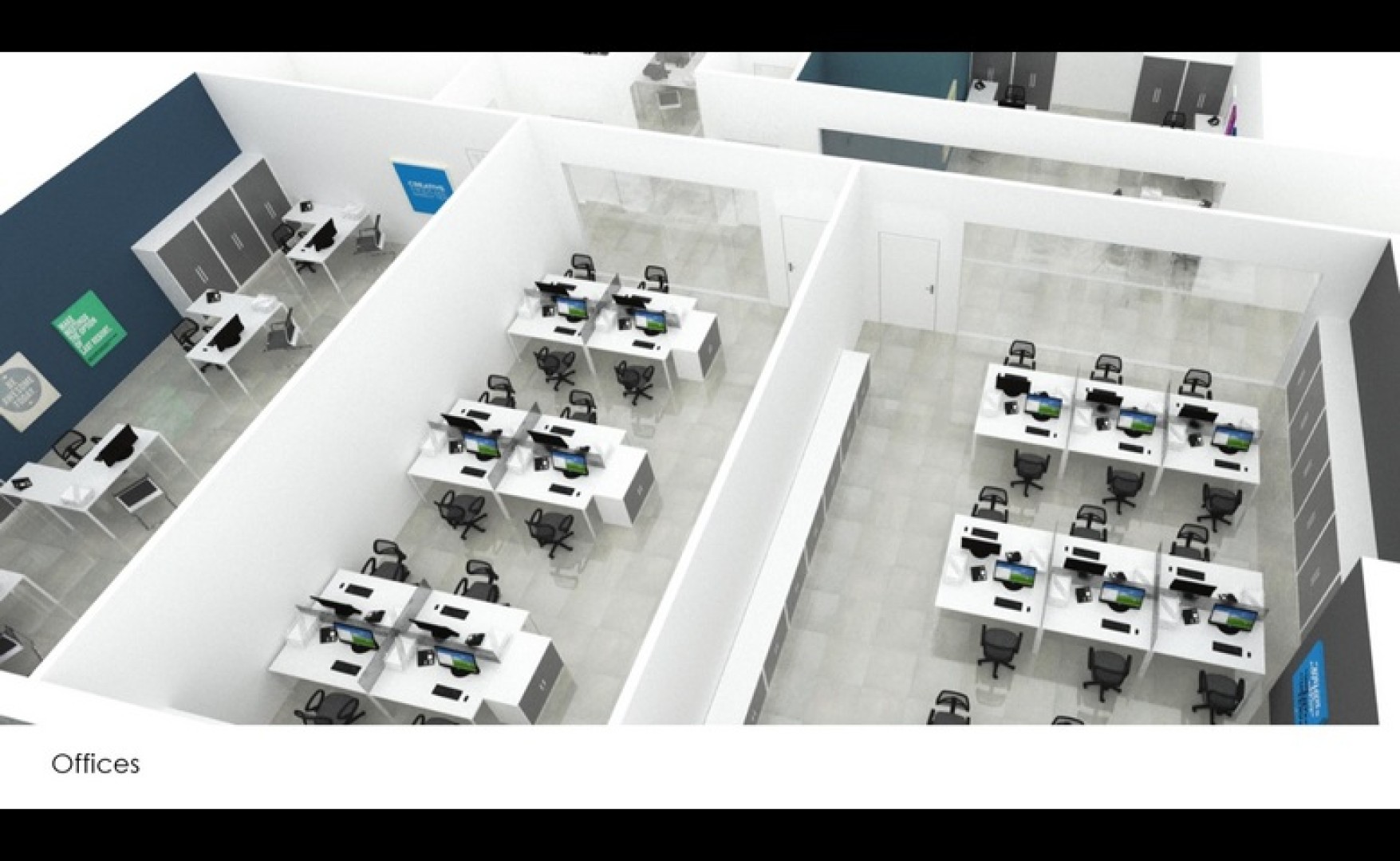 Office Space with Gardens