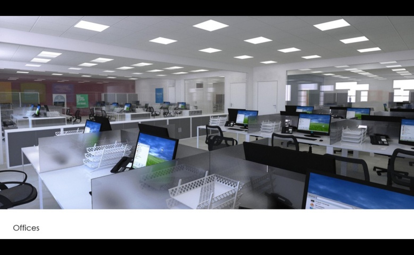 Office Space with Gardens