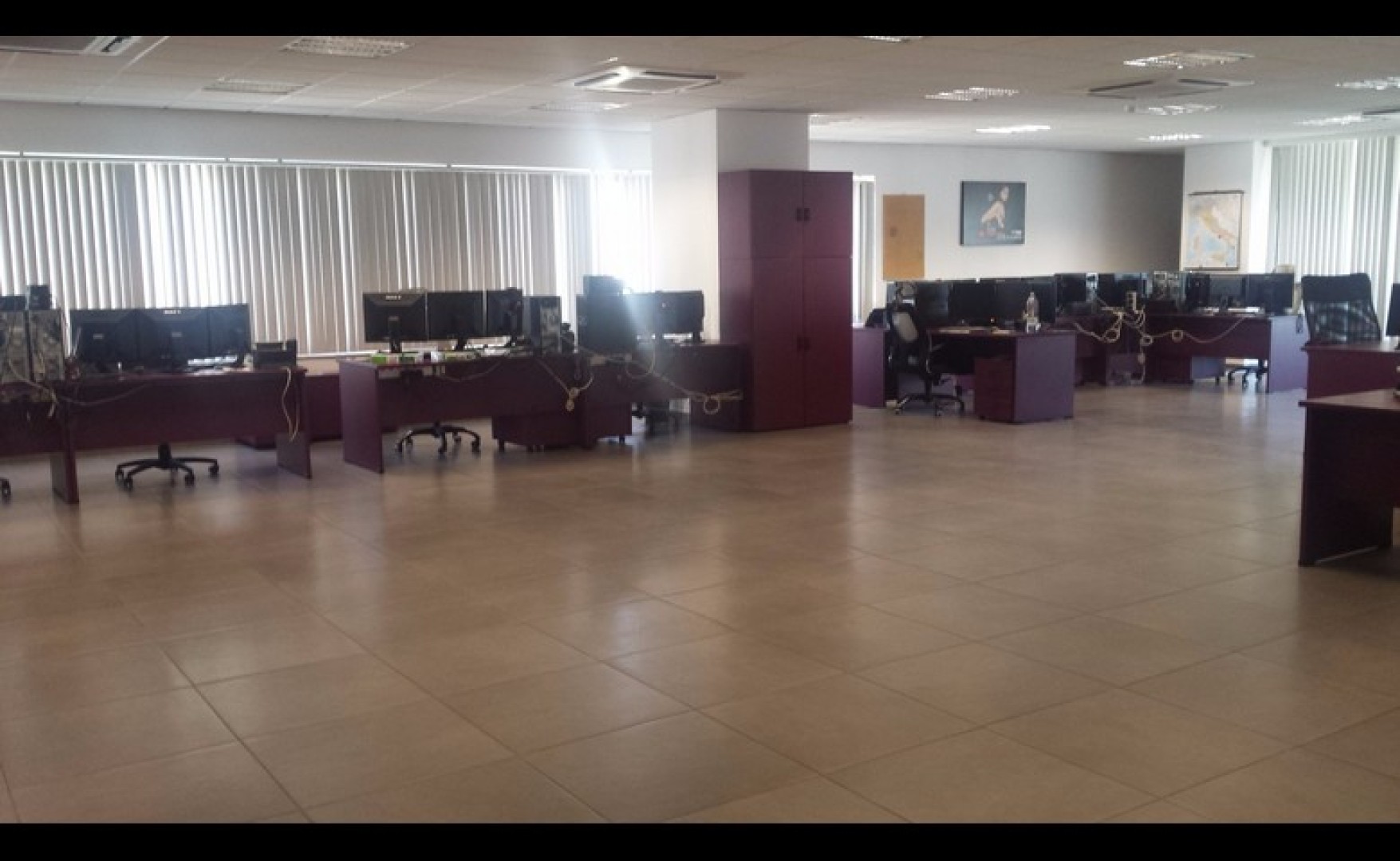 Office Space with a Balcony