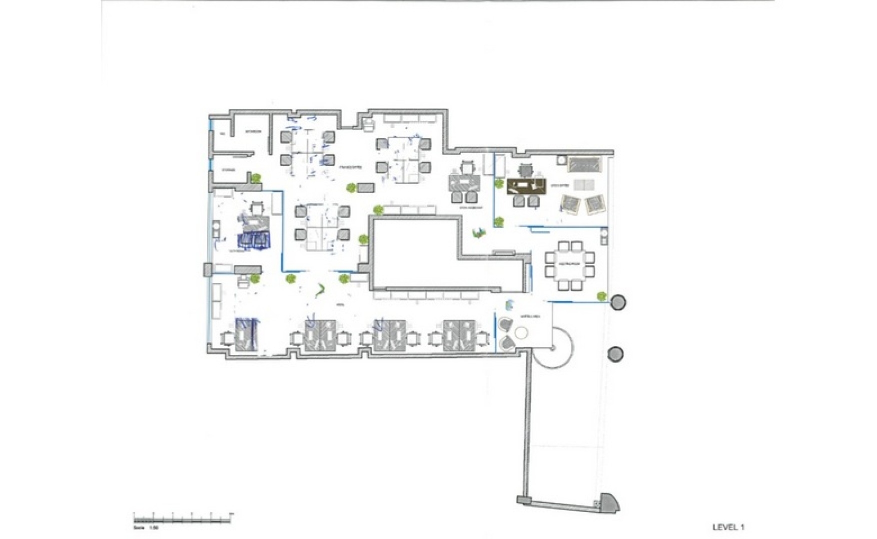 Office with Sea Views