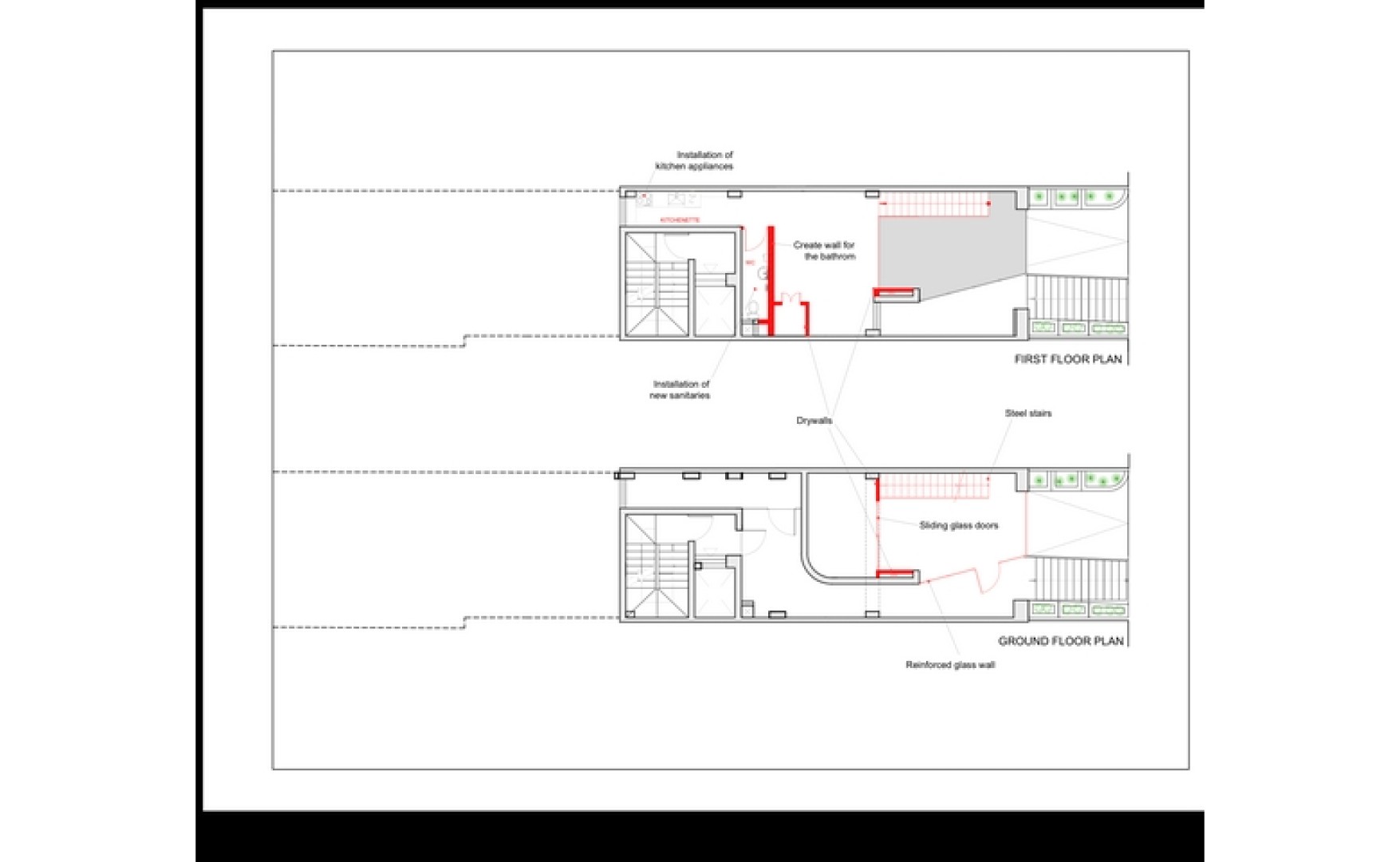Office with Sea Views