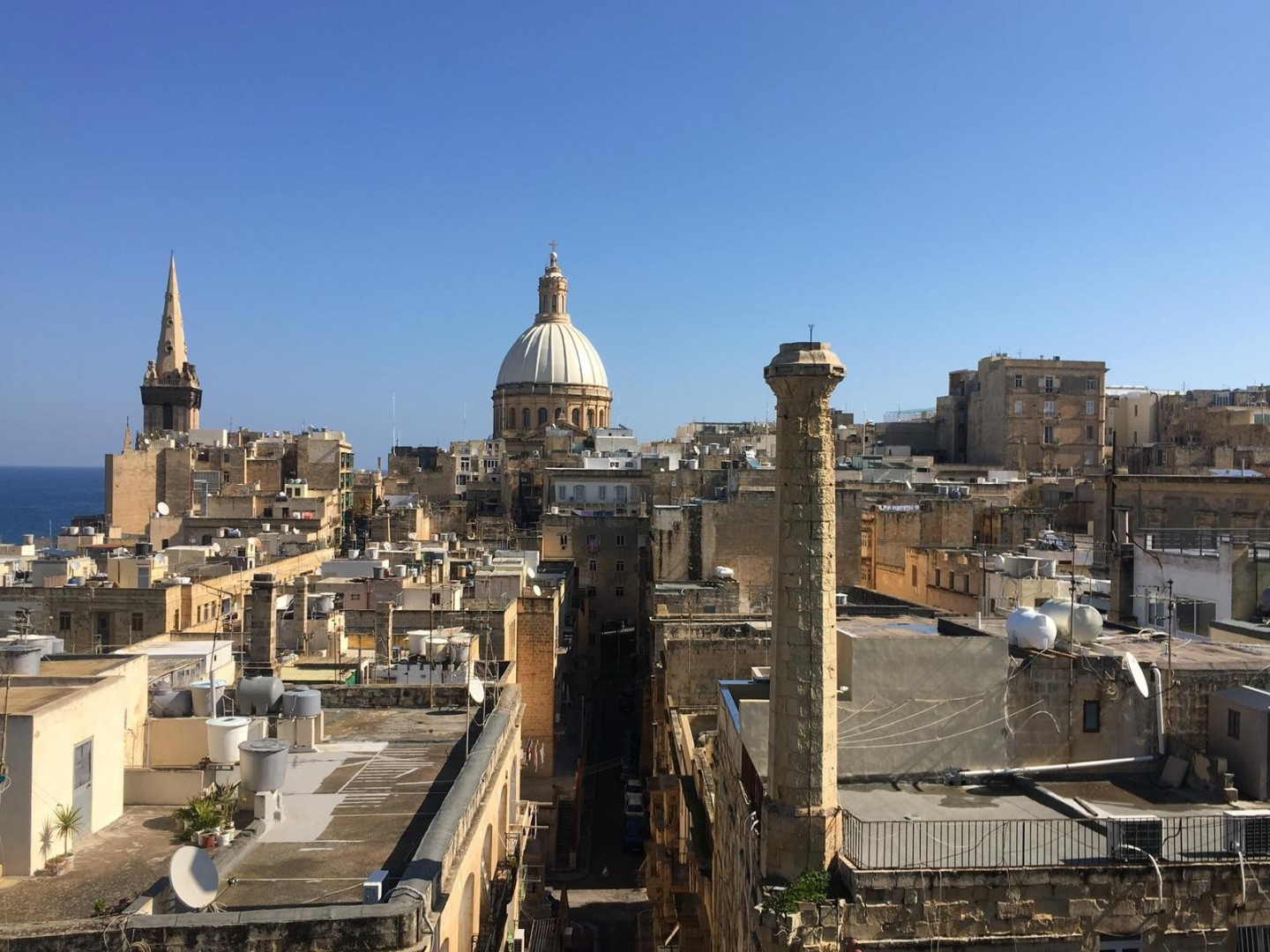 Palazzo with a Roof Terrace