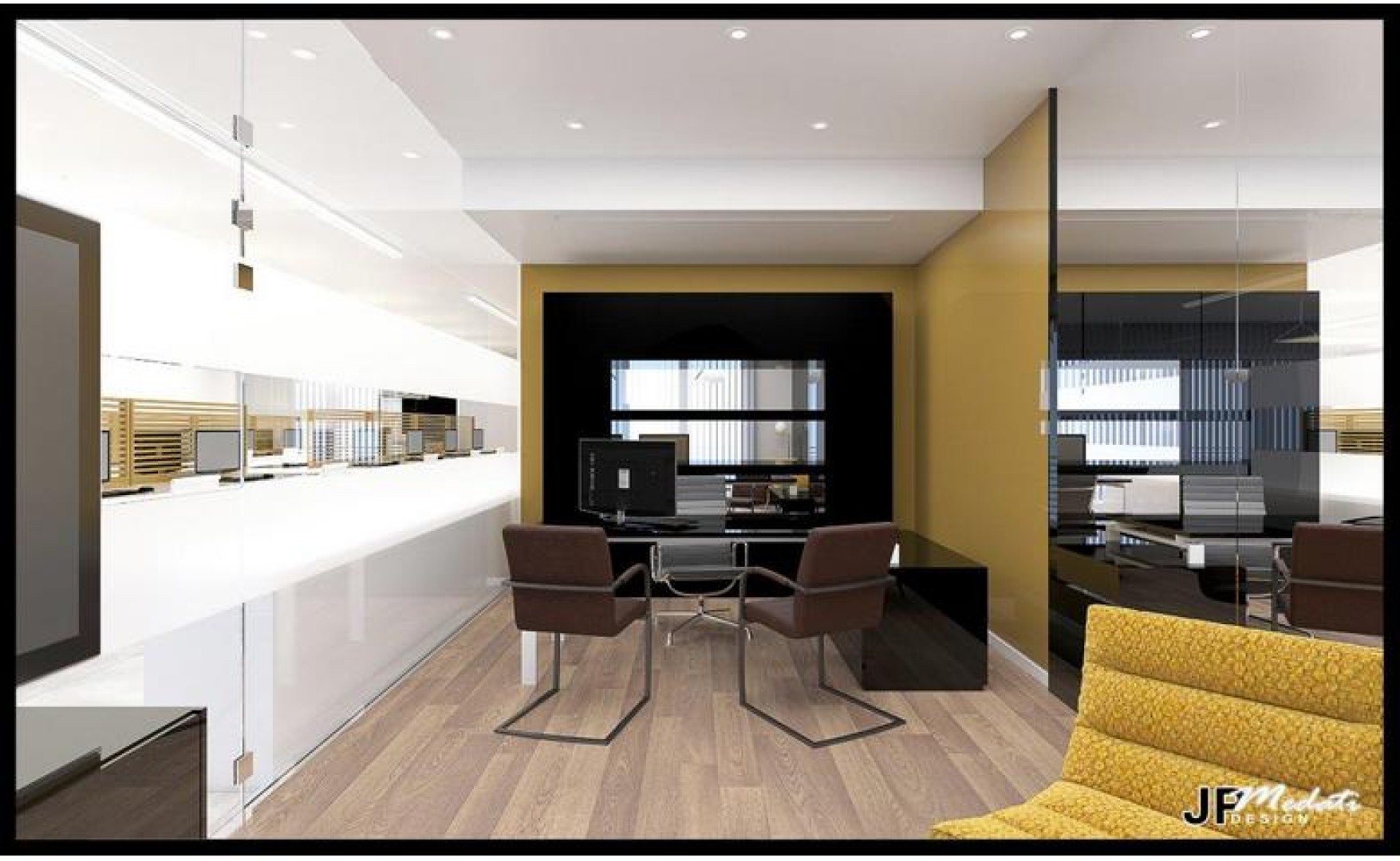 Office with Sea Views