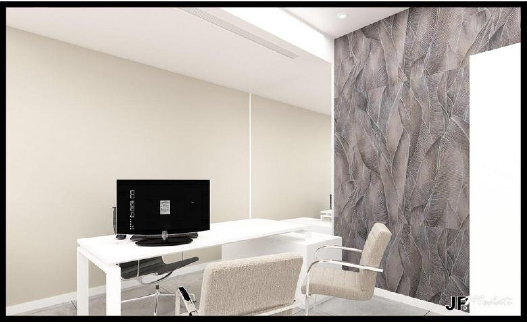 Office with Sea Views