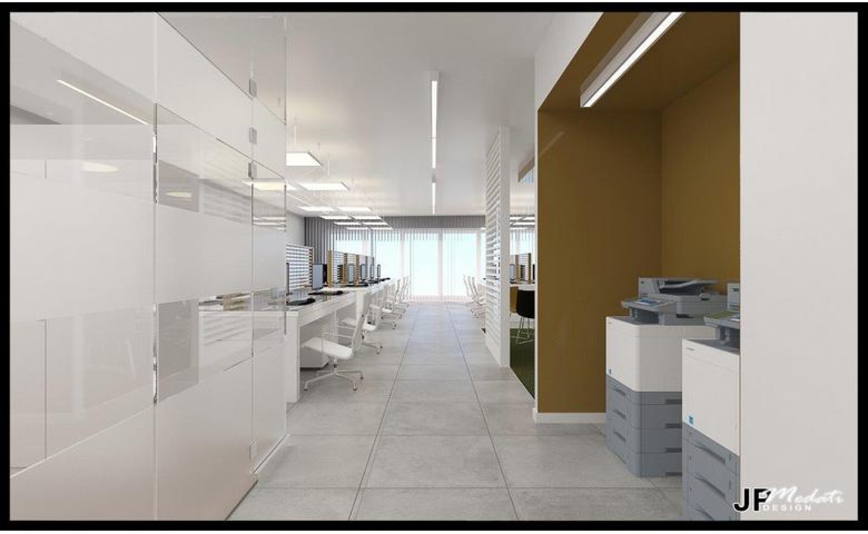 Office with Sea Views