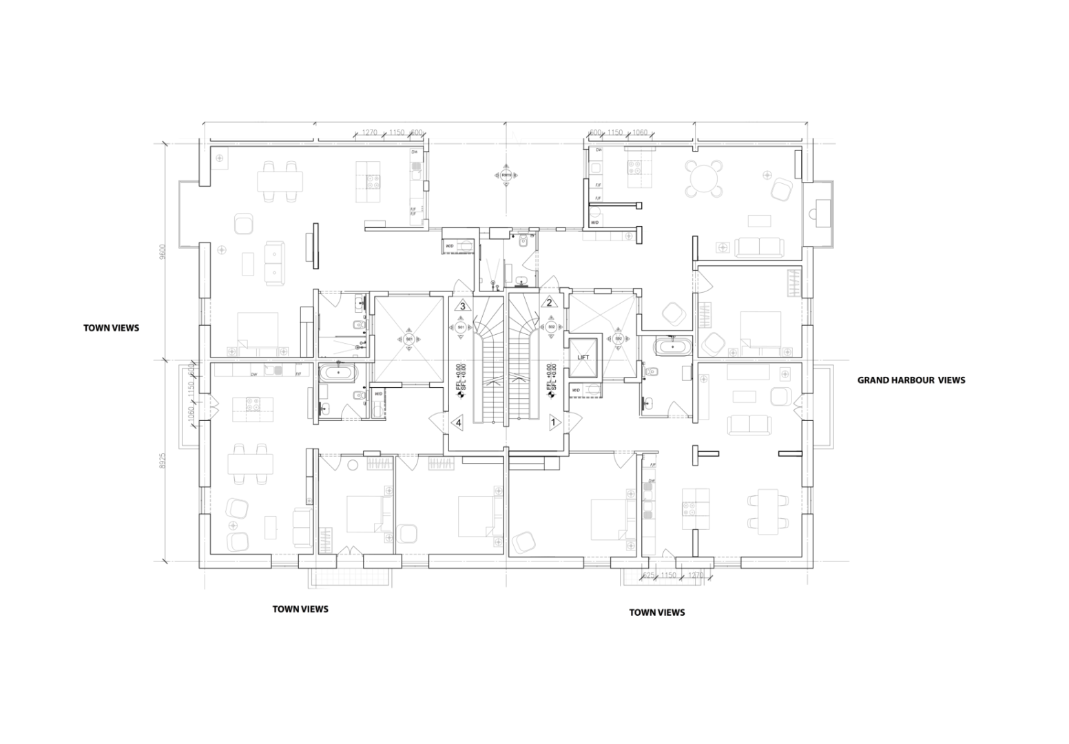 Corner Apartment with seaviews