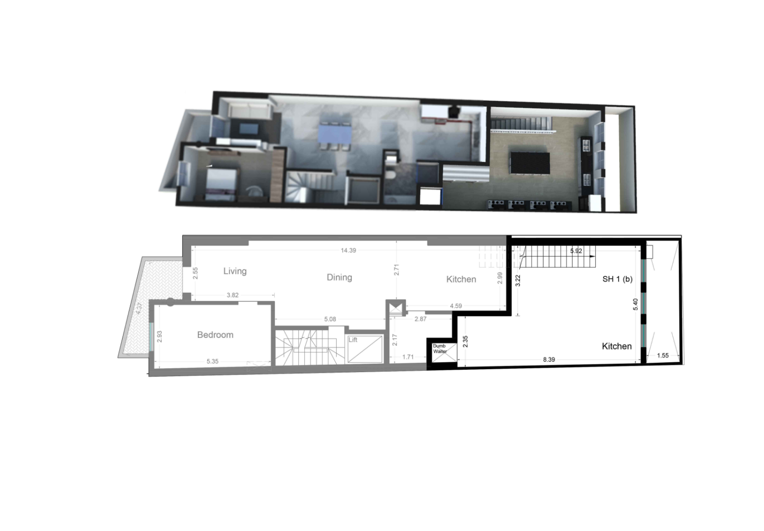 Real estate Malta: Commercial space with class 6 permits in Msida