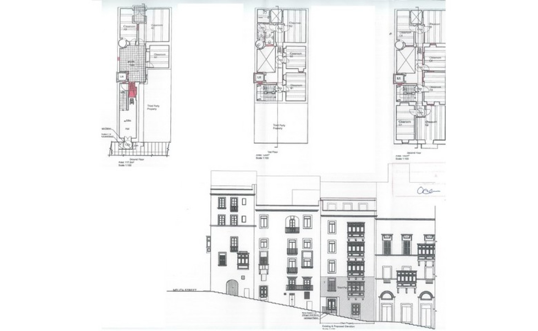 Converted Office Block with a Roof Terrace