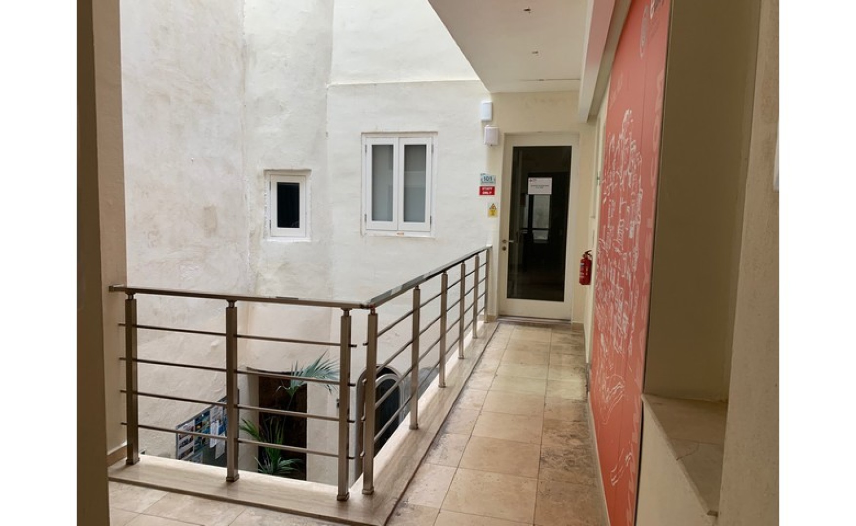 Converted Office Block with a Roof Terrace