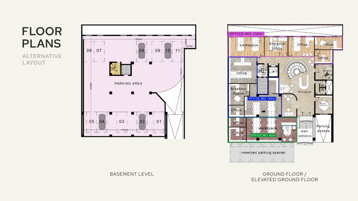 Business Centre with Parking