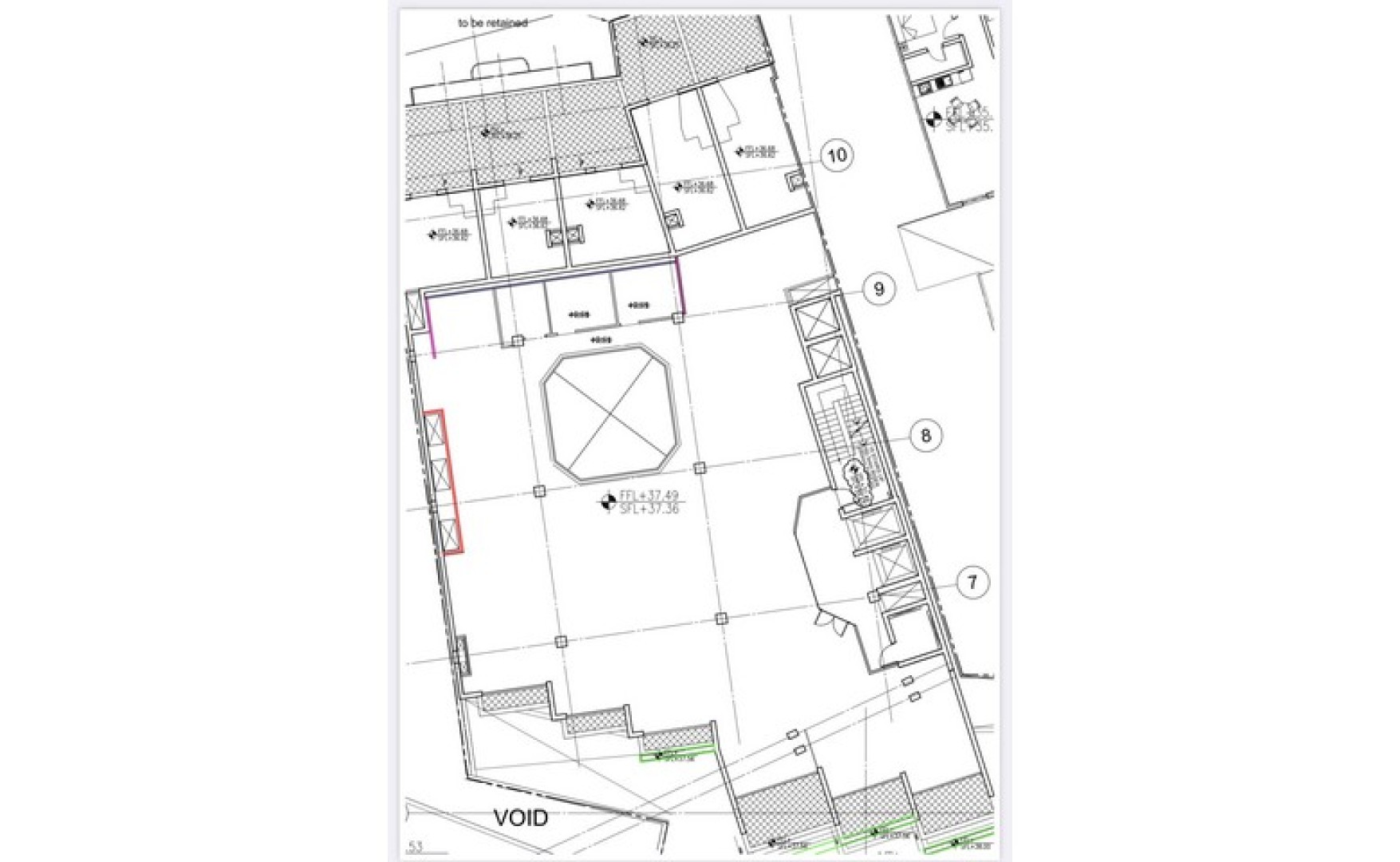 Furnished Office with a Terrace