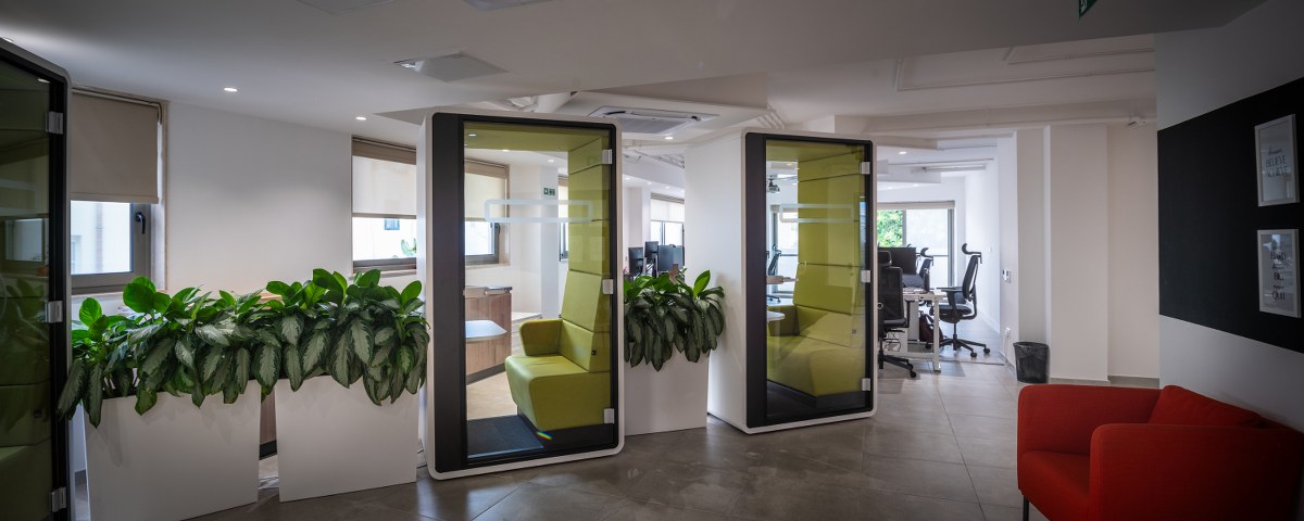 Modern Office Space with a Terrace