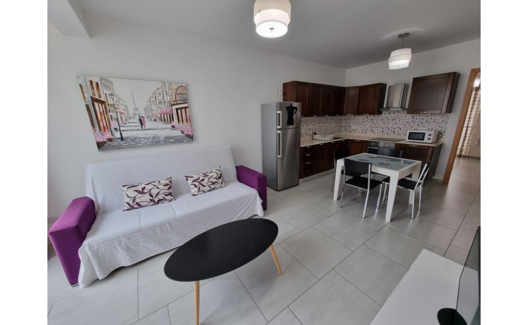 Block of Apartment with a Roof Terrace