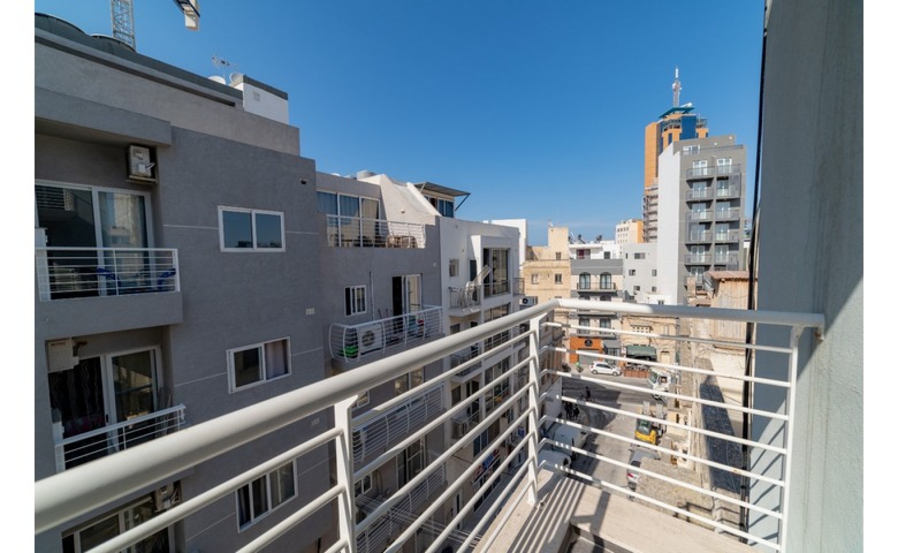Block of Apartment with a Roof Terrace
