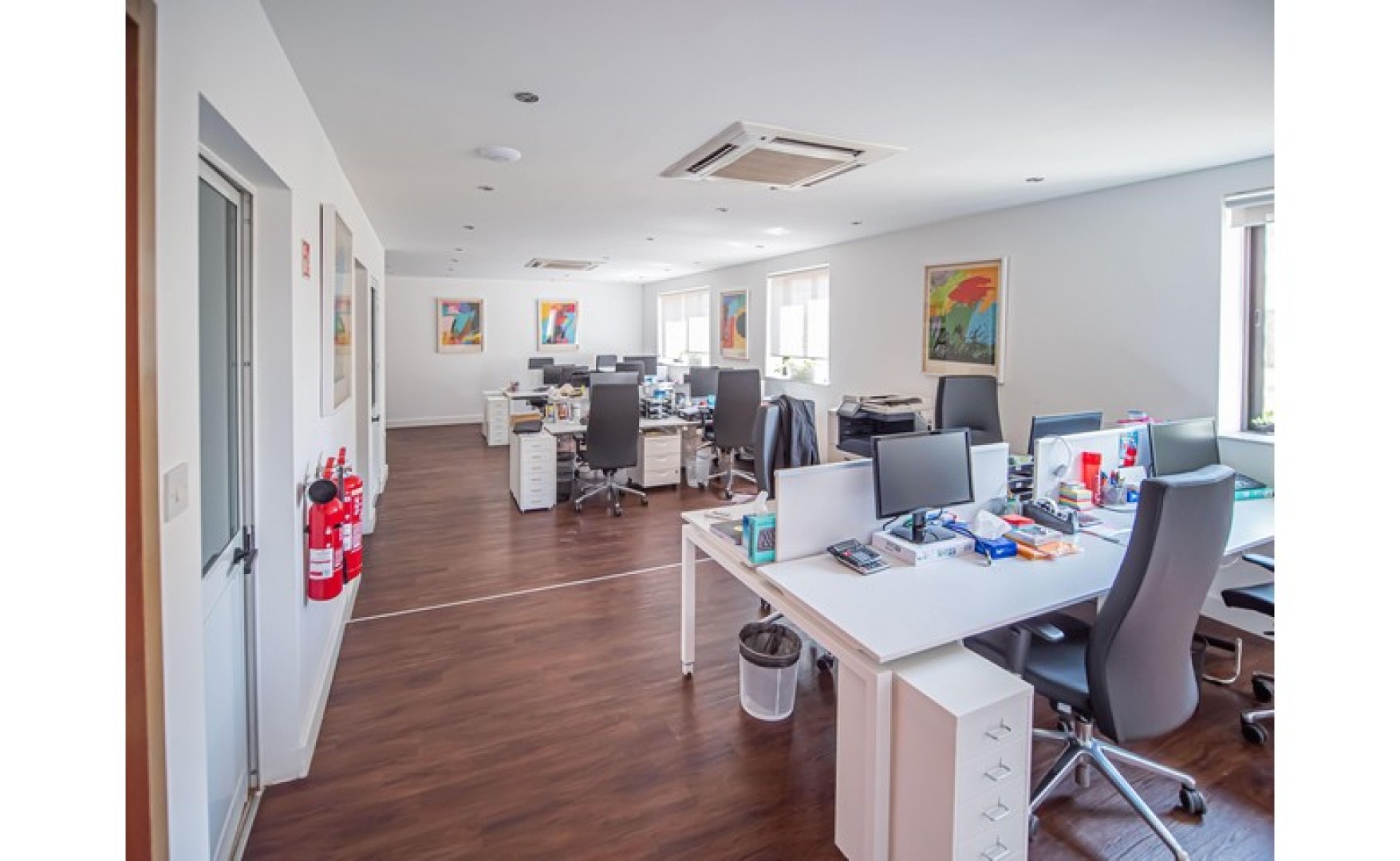 Furnished Office Space with a Terrace