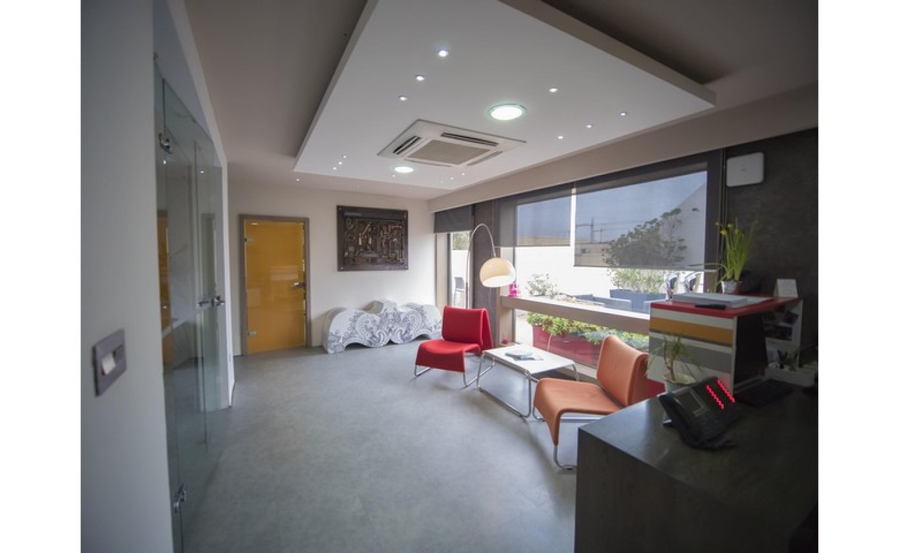 Furnished Office Space with a Terrace