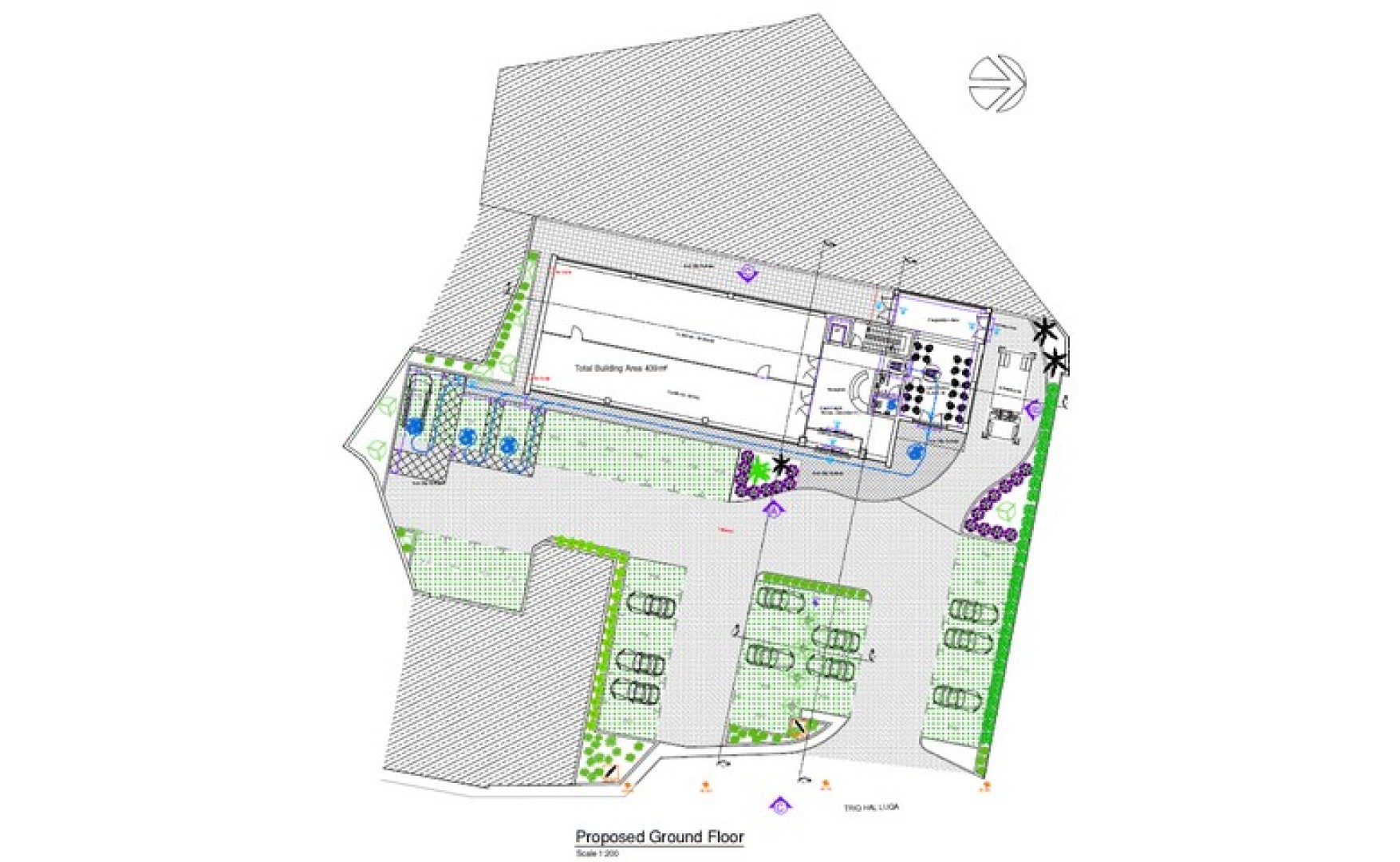 Office Space with Gardens and Parking