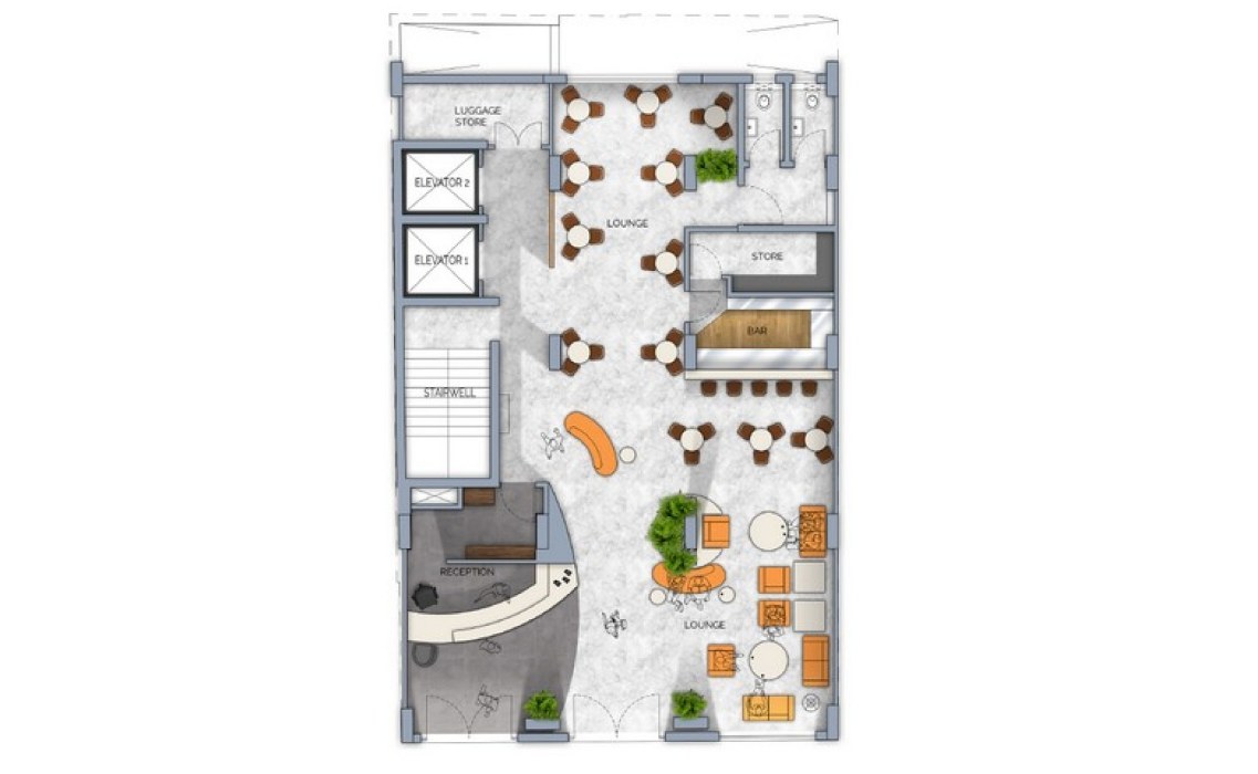 Hotel with 49 bedrooms