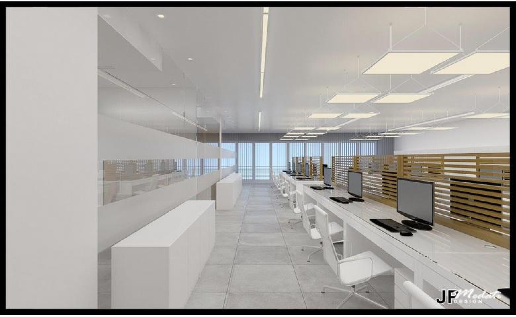 Office with Sea Views