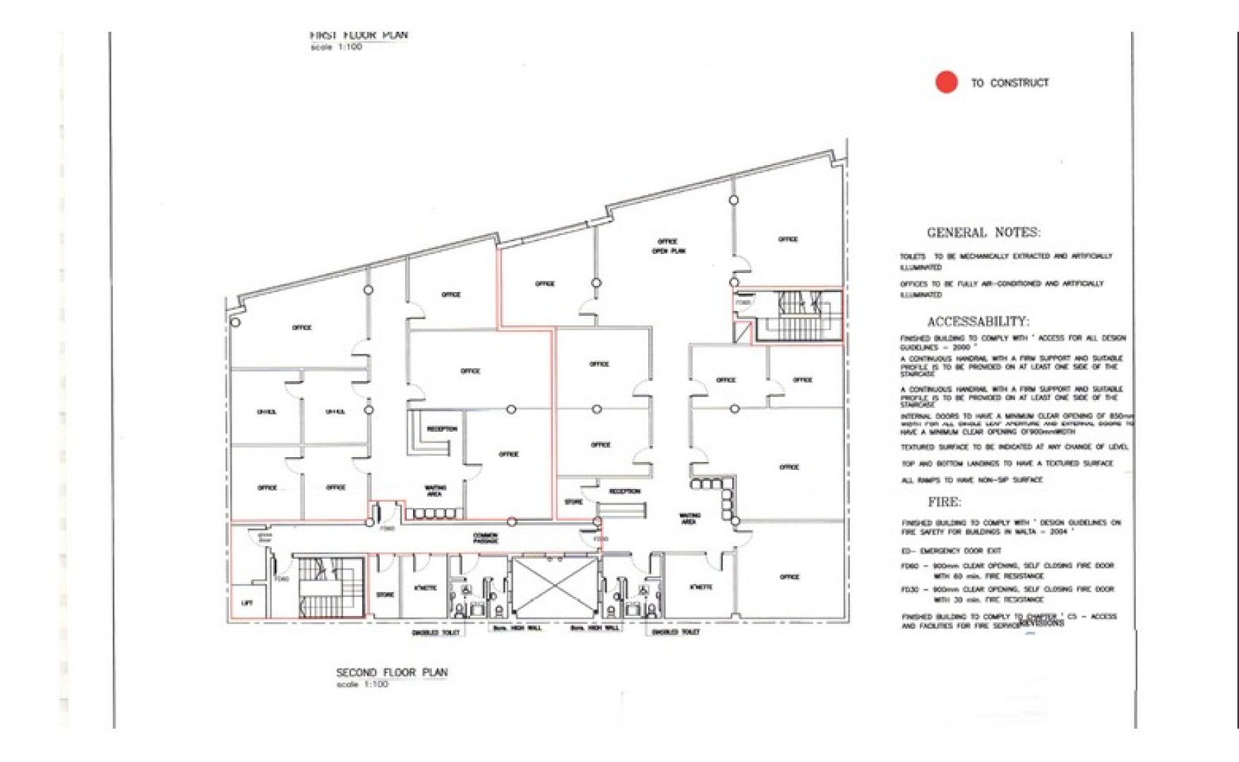 Open Plan Office Space