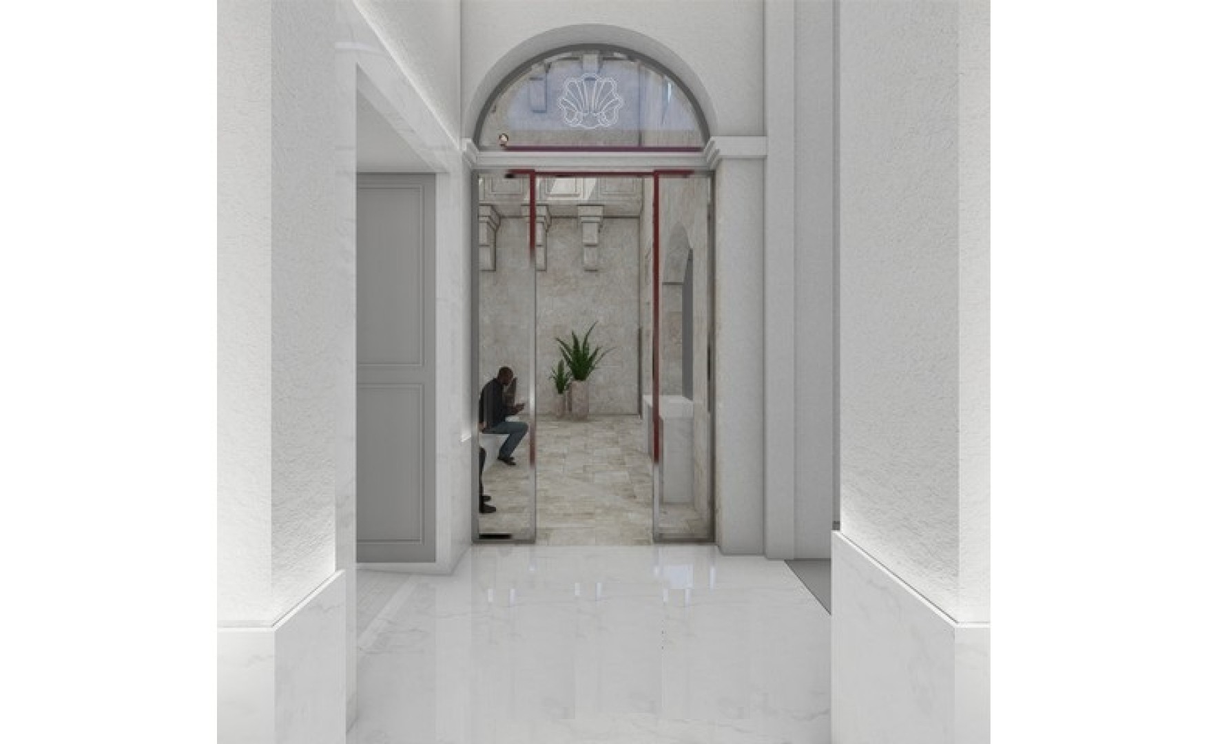 Business Centre with a Roof Terrace