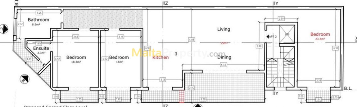 Modern 3-Bedroom Apartment for Sale in Naxxar – 165sqm Freehold Property