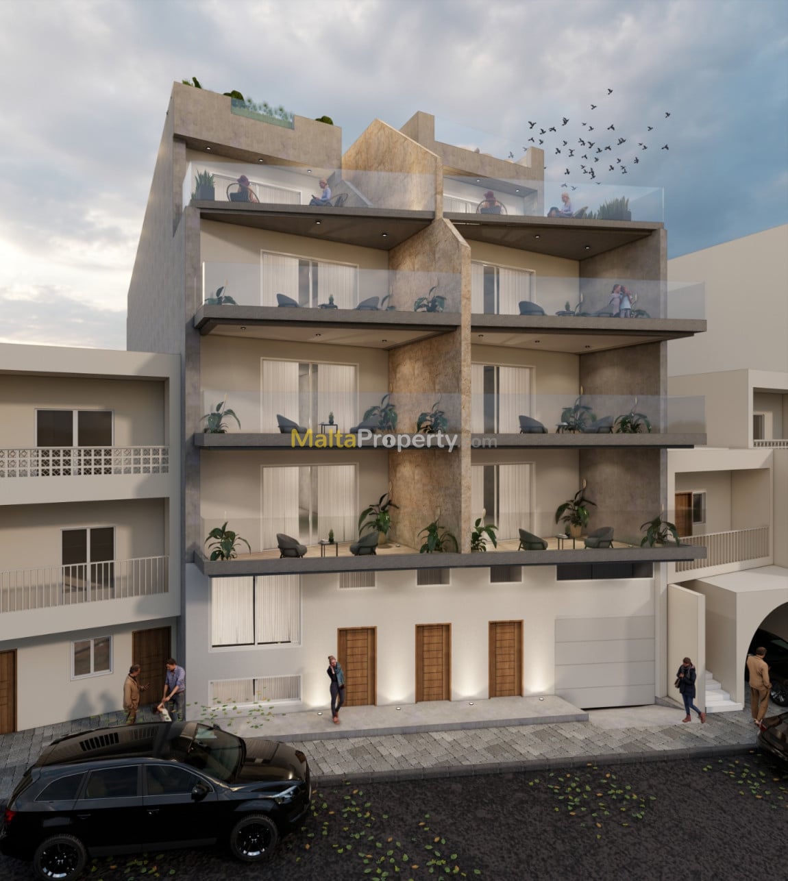 Maisonettes with a Pool