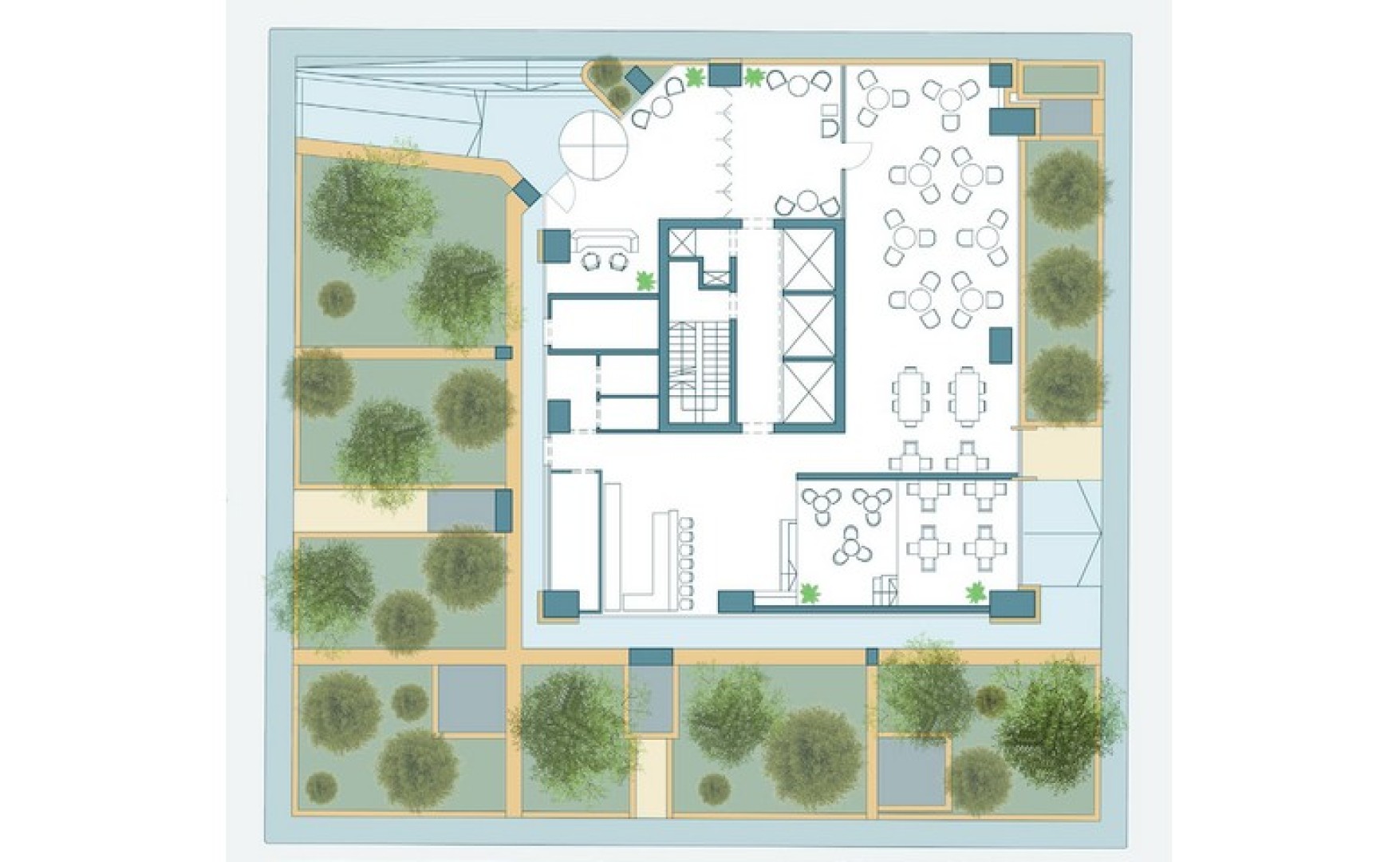 Office Space with a Terrace