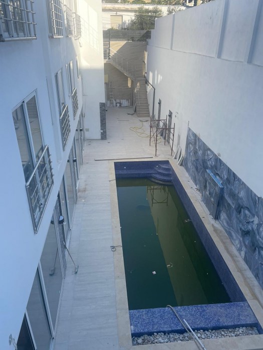 Modern Complex with a Pool