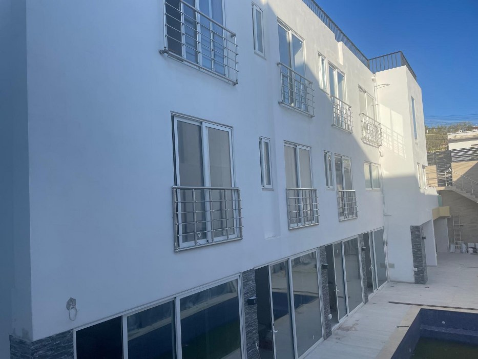 Modern Complex with a Pool