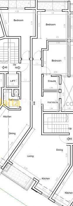 Finished apartment with 2 bedrooms