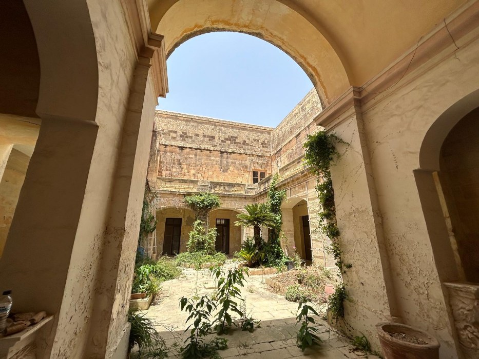 Palazzo with a Courtyard
